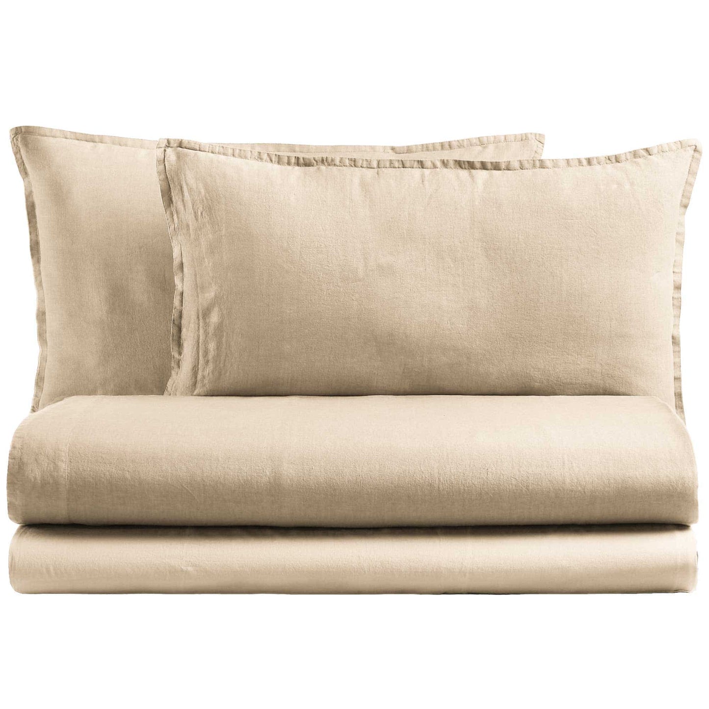 NIAGARA COMPLETO LETTO MATRIMONIALE IN PURO LINO | Biancoperla