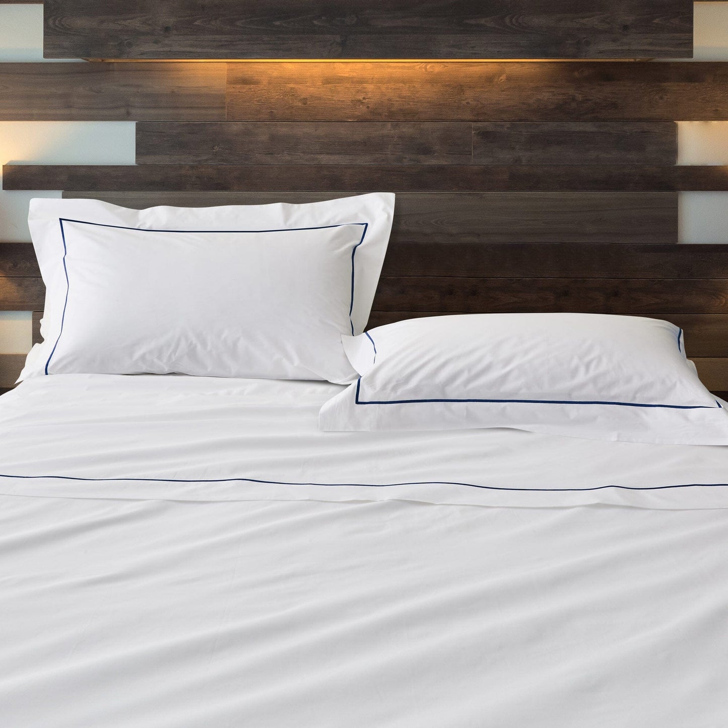 BACCHETTA COMPLETO LETTO MATRIMONIALE IN PERCALLE | Biancoperla