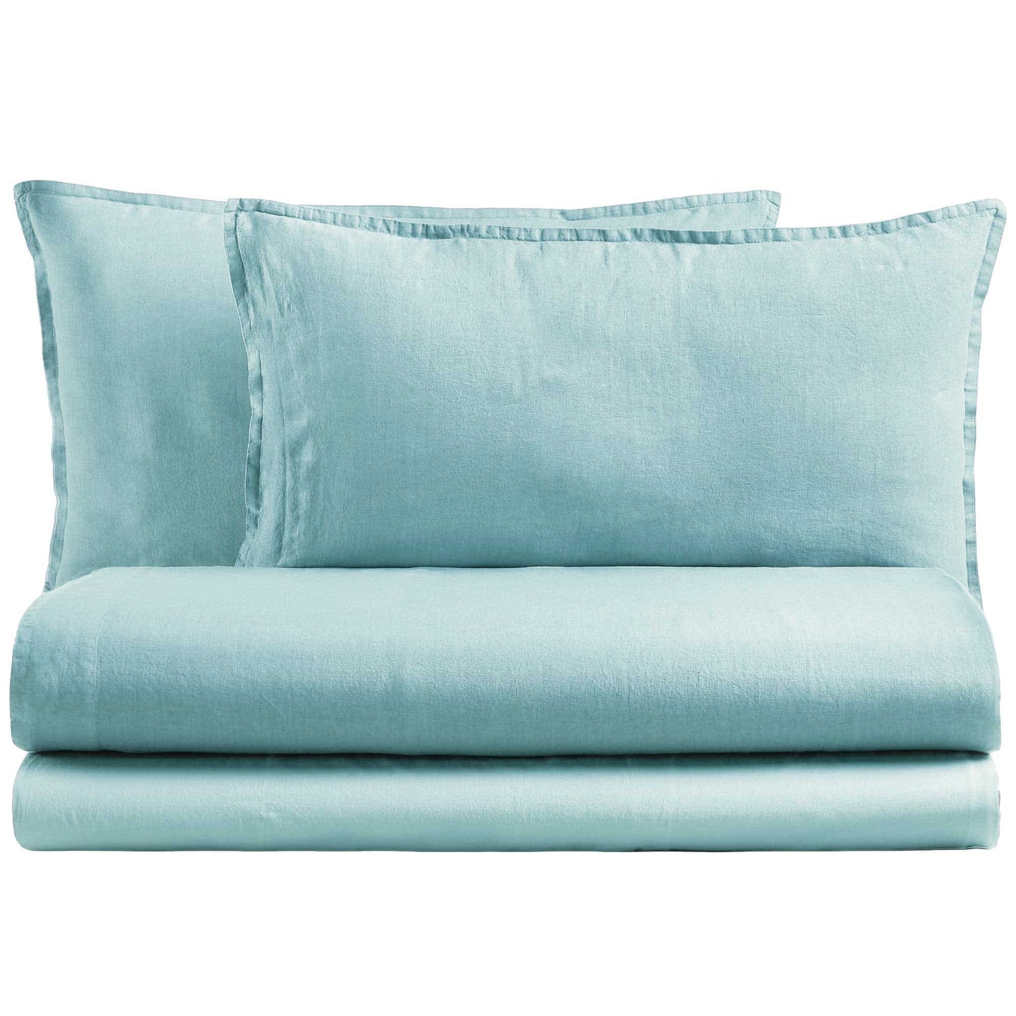 NIAGARA COMPLETO LETTO MATRIMONIALE IN PURO LINO | Biancoperla