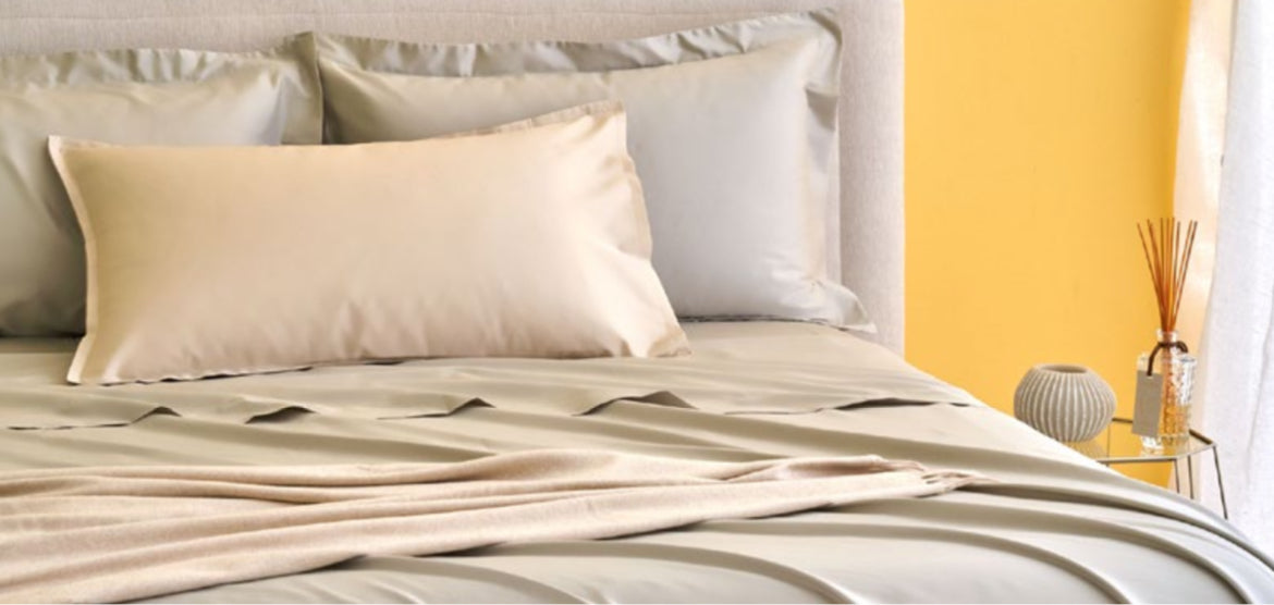 AMETISTA COMPLETO LETTO IN RASO MATRIMONIALE | Biancoperla