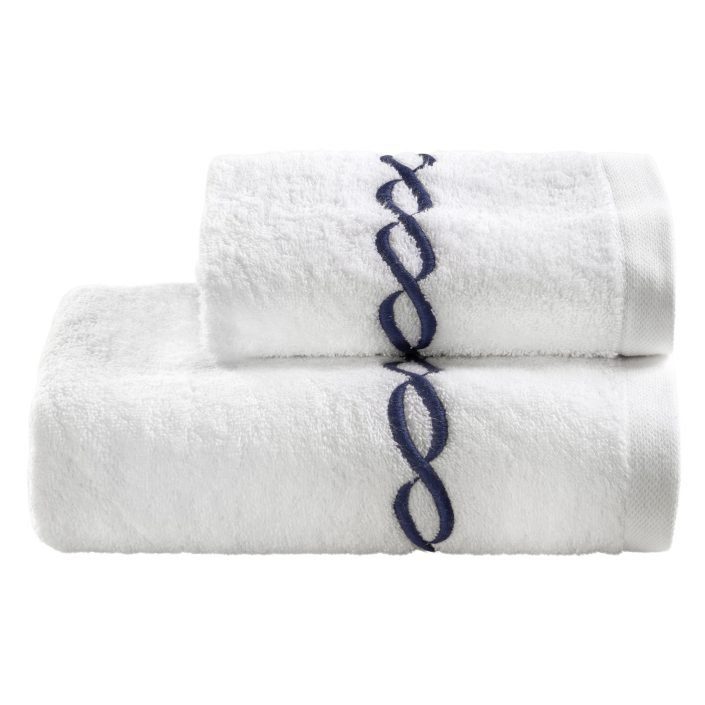 OLYMPIA SET ASCIUGAMANO VISO + OSPITE SPUGNA | Biancoperla