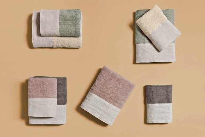 EKO LINO WASHED SET VISO + OSPITE