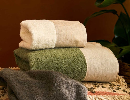 EKO LINO WASHED SET VISO + OSPITE