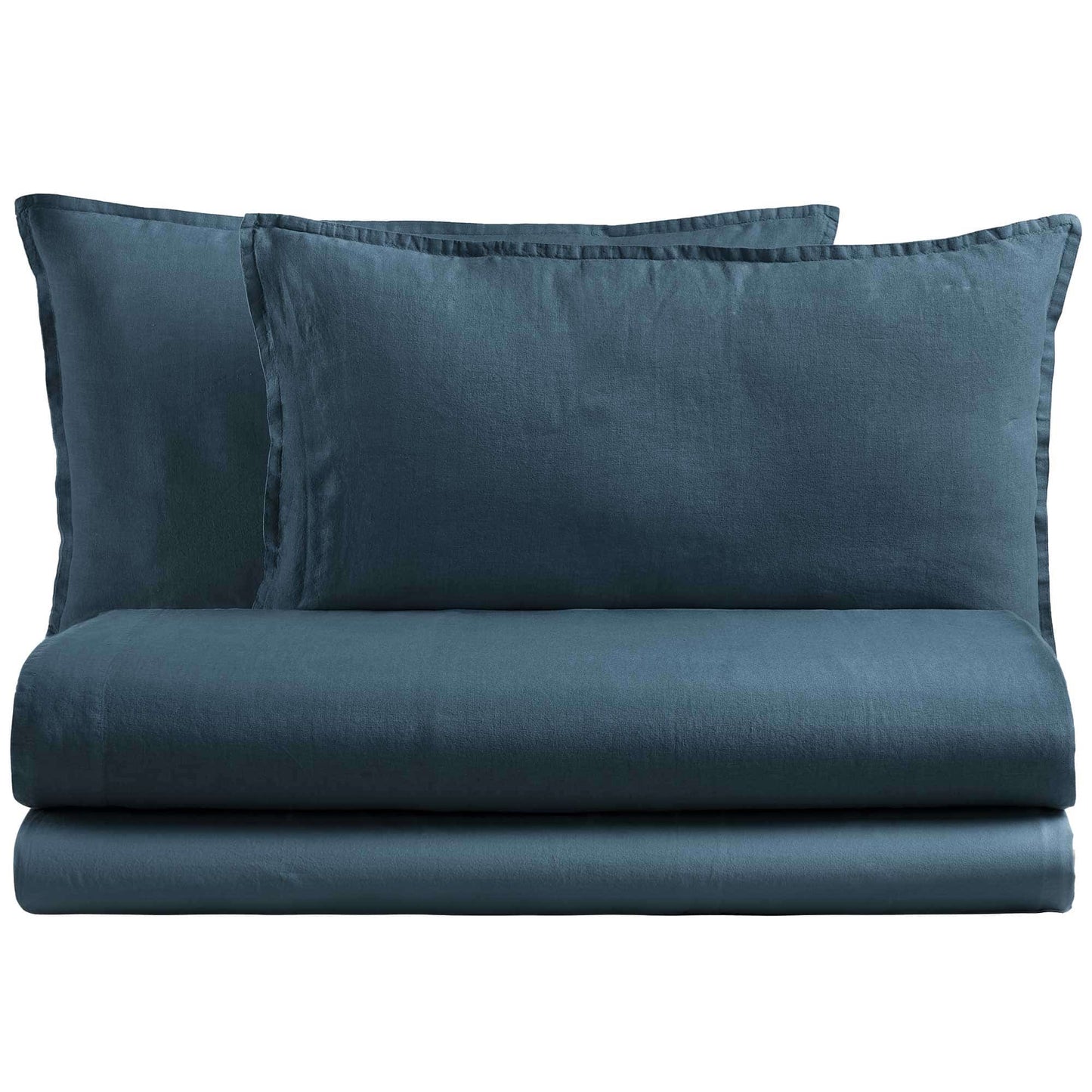 NIAGARA COMPLETO LETTO MATRIMONIALE IN PURO LINO | Biancoperla