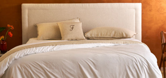 EKO LINO WASHED COMPLETO COPRIPIUMINO IN COTONE CON BALZA DI LINO | Biancoperla